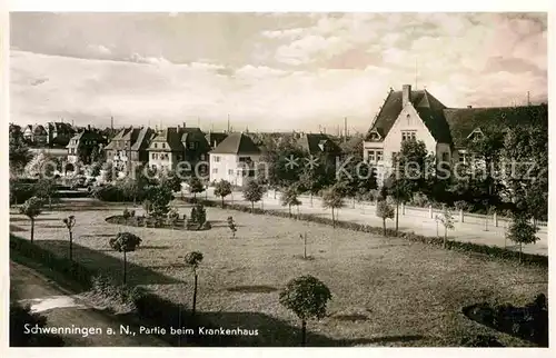 AK / Ansichtskarte Schwenningen Neckar Partie beim Krankenhaus Kat. Villingen Schwenningen