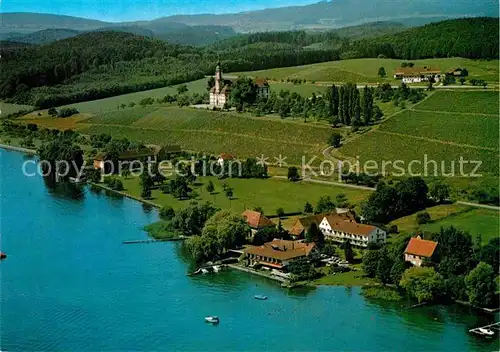 AK / Ansichtskarte Birnau Bodensee Fliegeraufnahme Kloster  Kat. Uhldingen Muehlhofen