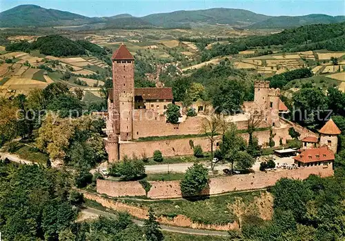 AK / Ansichtskarte Heppenheim Bergstrasse Starkenburg Luftkurort Fliegeraufnahme Kat. Heppenheim (Bergstrasse)