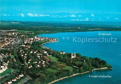 AK / Ansichtskarte Friedrichshafen Bodensee Fliegeraufnahme Kat. Friedrichshafen