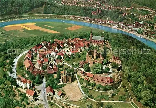 AK / Ansichtskarte Dilsberg Neckar und Neckarsteinach Fliegeraufnahme