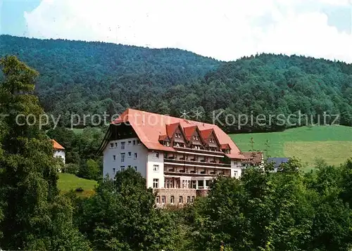 AK / Ansichtskarte Glottertal Sanatorium Kurhaus Glotterbad Schauplatz der Fernsehserie Schwarzwaldklinik Kat. Glottertal Schwarzwald