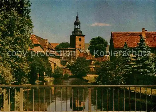 AK / Ansichtskarte Bad Berka Klein Venedig Kirche Kat. Bad Berka