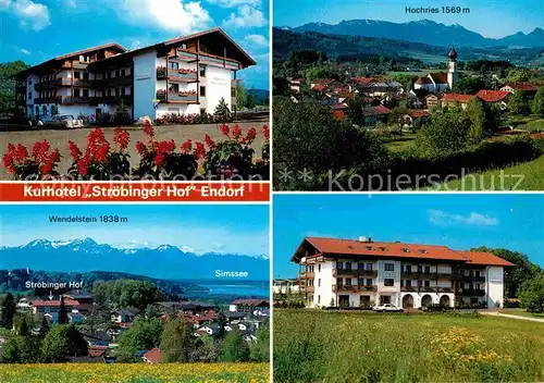 AK / Ansichtskarte Bad Endorf Kurhotel Stroebinger Hof Alpenpanorama Kat. Bad Endorf