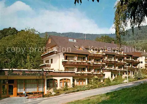 AK / Ansichtskarte Sasbachwalden Kurkliniken Dr Wagner Haus Brandbach Schwarzwald Kat. Sasbachwalden