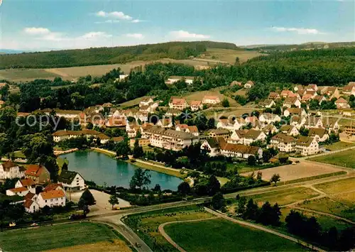 AK / Ansichtskarte Bad Meinberg Kurort Heilbad am Teutoburger Wald Fliegeraufnahme Kat. Horn Bad Meinberg