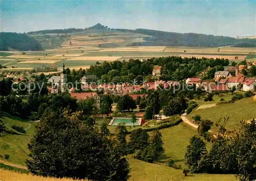 AK / Ansichtskarte Gersfeld Rhoen Panorama Kneipp Luftkurort Kat. Gersfeld (Rhoen)