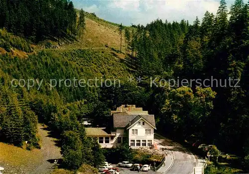 AK / Ansichtskarte Schulenberg Oberharz Hotel Restaurant Romkerhalle an der Okertalspere Kat. Schulenberg im Oberharz