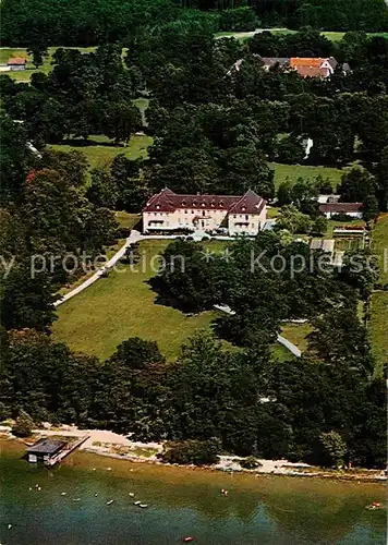 AK / Ansichtskarte Buch Ammersee Posterholungsheim Fliegeraufnahme Kat. Inning a.Ammersee