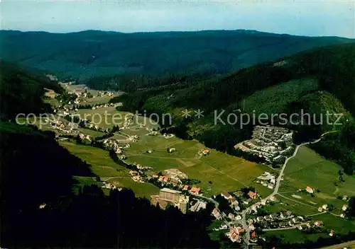 AK / Ansichtskarte Buhlbach Obertal Luftkurort im Schwarzwald Fliegeraufnahme