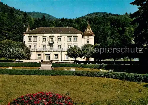 AK / Ansichtskarte Badenweiler Sanatorium Schloss Hausbaden Thermalkurort Schwarzwald Kat. Badenweiler