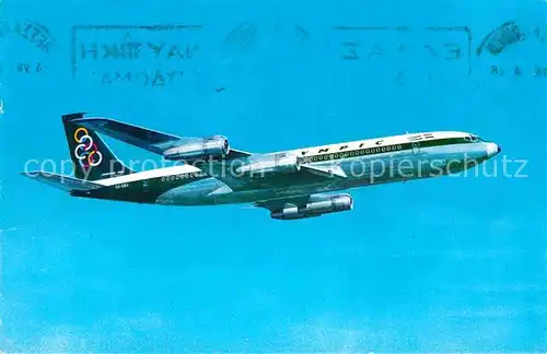 AK / Ansichtskarte Flugzeuge Zivil Olympic Airways Boeing 707 320  Kat. Airplanes Avions