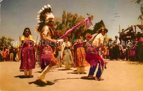 AK / Ansichtskarte Indianer Native American Pueblo Indian Dancers  Kat. Regionales