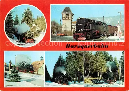 AK / Ansichtskarte Lokomotive Harzquerbahn Tiefenbachmuehle Ilfeld Bahnhof Sorge Birkenmoor  Kat. Eisenbahn