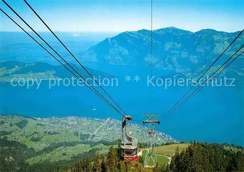 AK / Ansichtskarte Seilbahn Beckenried Klewenalp Vierwaldstaettersee Rigi  Kat. Bahnen