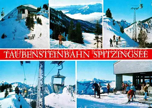 AK / Ansichtskarte Seilbahn Taubenstein Spitzingsee  Kat. Bahnen