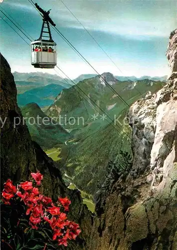 AK / Ansichtskarte Seilbahn Rauschberg Ruhpolding  Kat. Bahnen