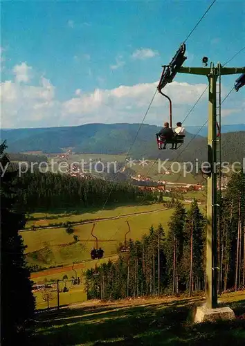 AK / Ansichtskarte Sessellift Baiersbronn Schwarzwald  Kat. Bahnen