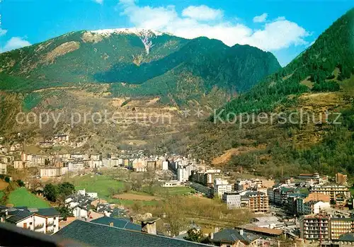 AK / Ansichtskarte Andorra La Vella Fliegeraufnahme Kat. Andorra La Vella