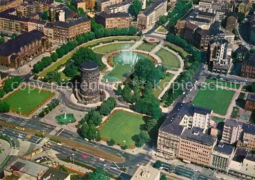 AK / Ansichtskarte Mannheim Fliegeraufnahme Wasserturm Kat. Mannheim