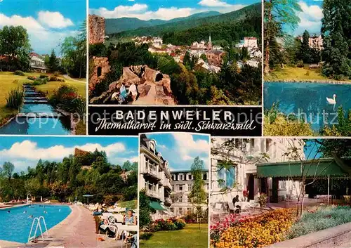 AK / Ansichtskarte Badenweiler Thermalbad Kurpark Teilansicht  Kat. Badenweiler