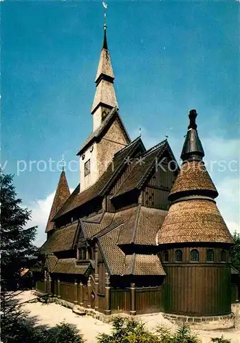 AK / Ansichtskarte Hahnenklee Bockswiese Harz Gustav Adolf Kirche  Kat. Goslar