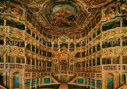 AK / Ansichtskarte Oper Opernhaus Bayreuth Zuschauerraum  Kat. Musik