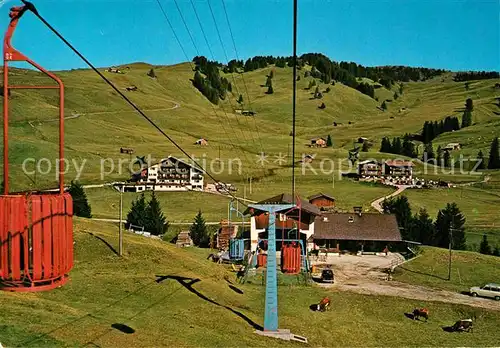 AK / Ansichtskarte Sessellift Seiseralm Gasthof Saltria Alpe di Siusi  Kat. Bahnen
