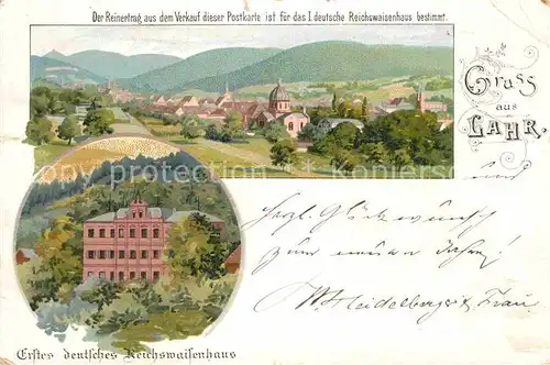 AK / Ansichtskarte Lahr Schwarzwald Reichswaisenhaus Panorama Kat. Lahr