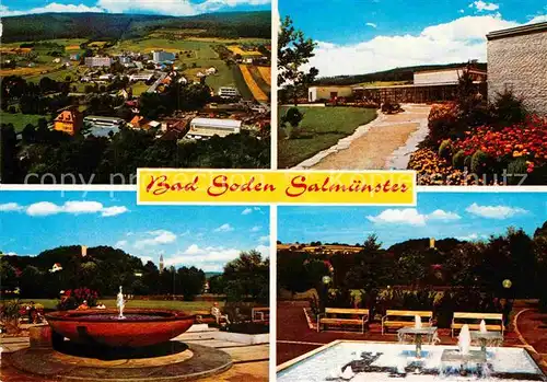 AK / Ansichtskarte Bad Soden Salmuenster Kurhaeuser Wasserspiele Kurpark Kat. Bad Soden Salmuenster