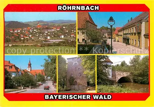 AK / Ansichtskarte Roehrnbach Erholungsort Bayerischer Wald Burg Kaltenstein Kat. Roehrnbach