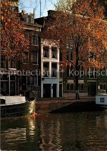 AK / Ansichtskarte Amsterdam Niederlande Singel mit kleinstem Haeuschen der Stadt Kat. Amsterdam