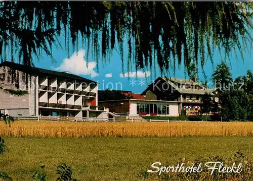 AK / Ansichtskarte Fleckl Sporthotel Fleckl im Fichtelgebirge Kat. Warmensteinach