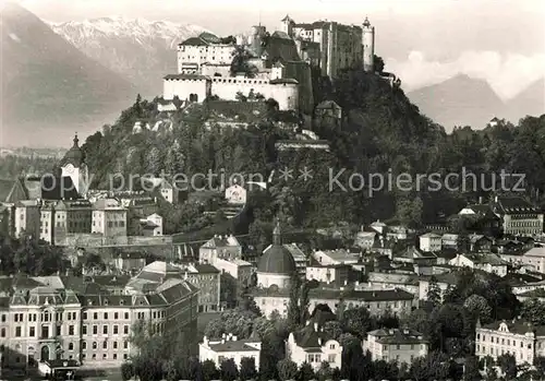 AK / Ansichtskarte Salzburg Oesterreich Festung Hohensalzburg mit Nonnberg Kat. Salzburg