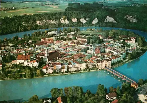 AK / Ansichtskarte Wasserburg Inn Fliegeraufnahme Kat. Wasserburg a.Inn