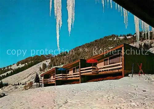 AK / Ansichtskarte Balderschwang Alpchalets Hotel Eiszapfen Allgaeuer Alpen Kat. Balderschwang