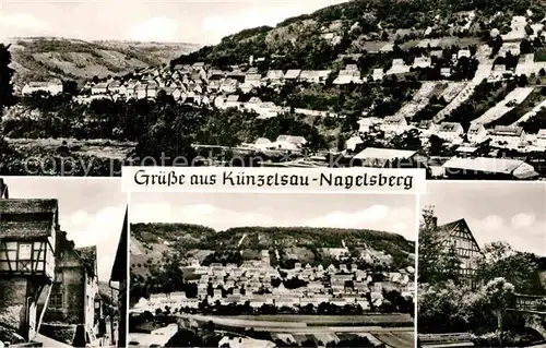AK / Ansichtskarte Nagelsberg Stadtpanorama Alte Haeuser Kat. Kuenzelsau