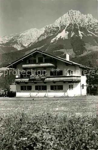 AK / Ansichtskarte Ellmau Tirol Wohnhaus Panorama Kat. Ellmau
