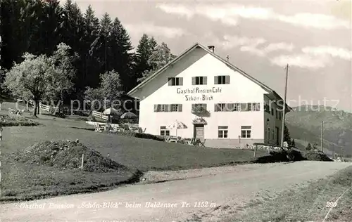 AK / Ansichtskarte Haldensee Gasthaus Pension Schoem Blick Kat. Oesterreich