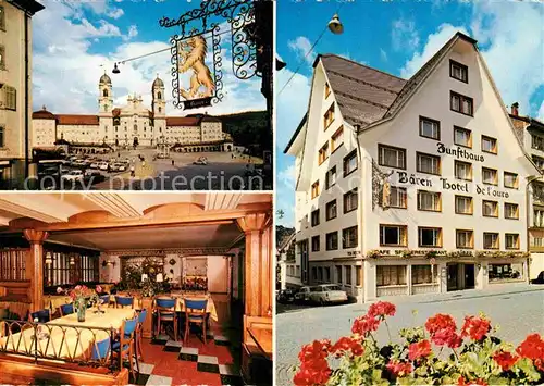 AK / Ansichtskarte Einsiedeln SZ Zunfthaus Hotel Baeren Klosterplatz Kat. Einsiedeln