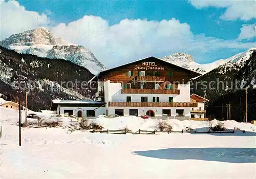 AK / Ansichtskarte Campitello Fassa Hotel Gran Paradis Winter Kat. Italien