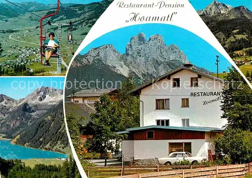 AK / Ansichtskarte Tannheim Tirol Restaurant Pension Hoamatl Kat. Tannheim