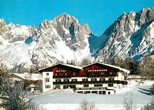 AK / Ansichtskarte Kitzbuehel Tirol Hotel Lutzenberg Winter Kat. Kitzbuehel