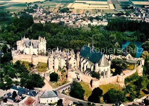 AK / Ansichtskarte Montreuil Bellay Cloitre Eglise vue aerienne Kat. Montreuil Bellay