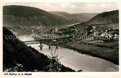 AK / Ansichtskarte Alf Mosel Panorama mit Bruecke Kat. Alf