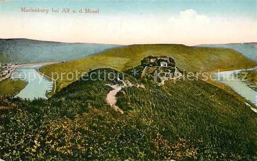 AK / Ansichtskarte Marienburg Mosel Panorama  Kat. Puenderich