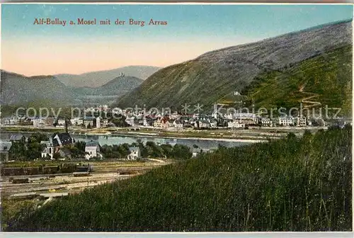 AK / Ansichtskarte Bullay Mosel Teilansicht mit Burg Arras Kat. Bullay