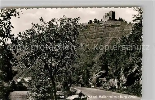 AK / Ansichtskarte Bullay Mosel Hoellental Burg Arras Kat. Bullay