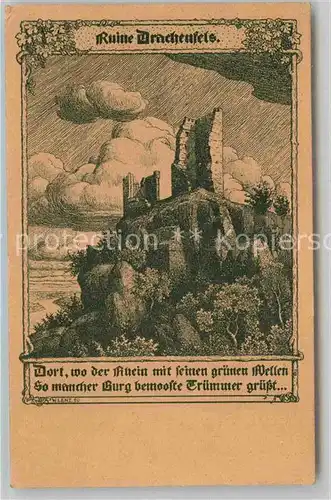 AK / Ansichtskarte Koenigswinter Ruine Drachenfels Kat. Koenigswinter