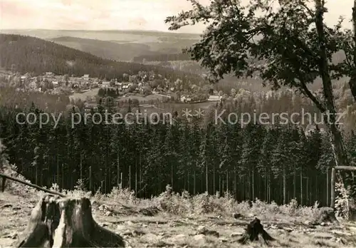 AK / Ansichtskarte Baerenfels Erzgebirge Panorama Blick von der Tellkoppe Kat. Altenberg